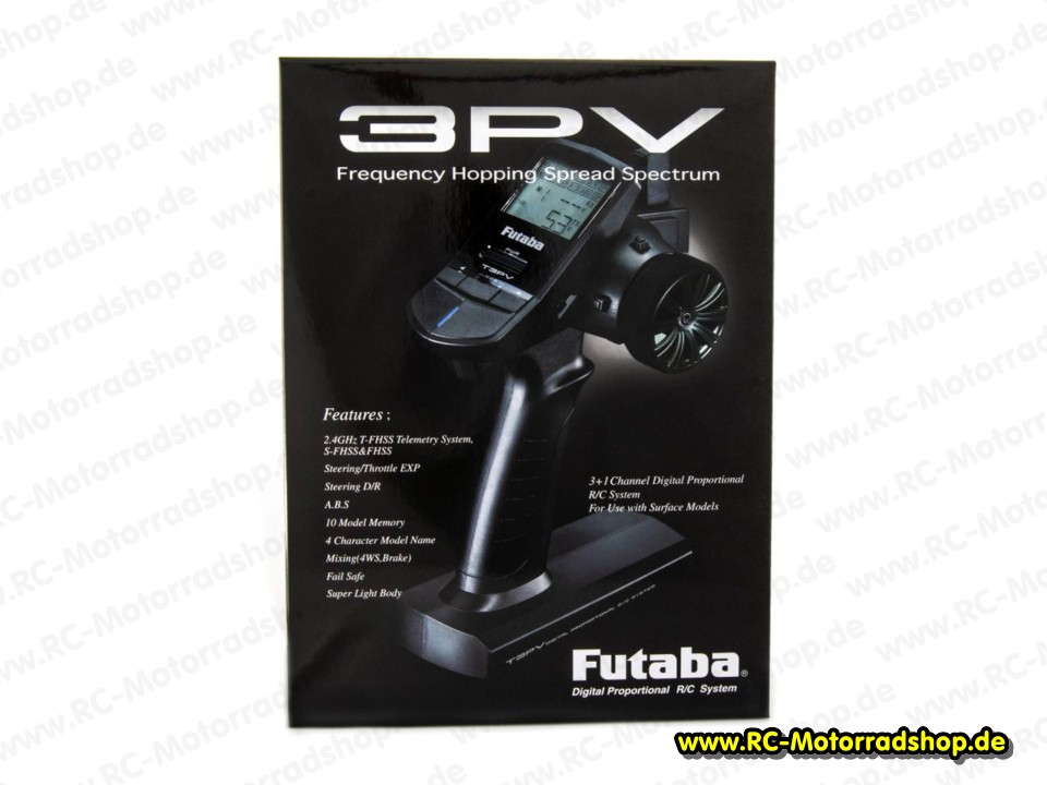 T3PV-R304SB: Fernsteuerung Futaba T3PV 2.4GHz + R304SB (mit Telemetrie) T3PV-R304SB